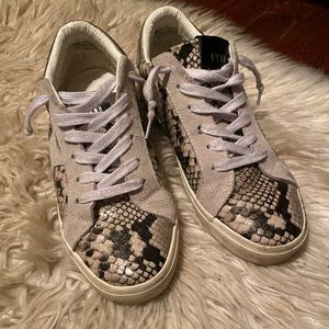 Steve Madden snakeskin sneakers